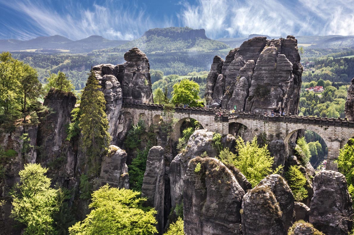 Best Natural wonders in Germany - Bastei Bridge  - Copyright Vlada Photo  - European Best Destinations