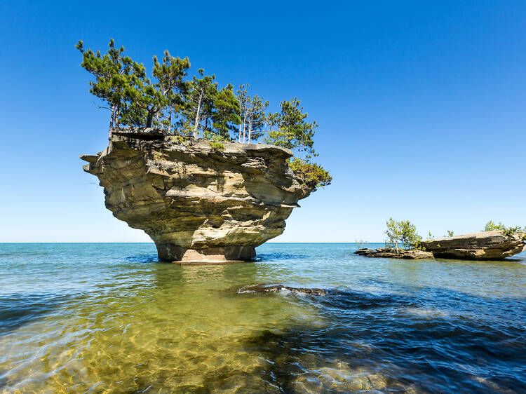 Turnip Rock, Michigan