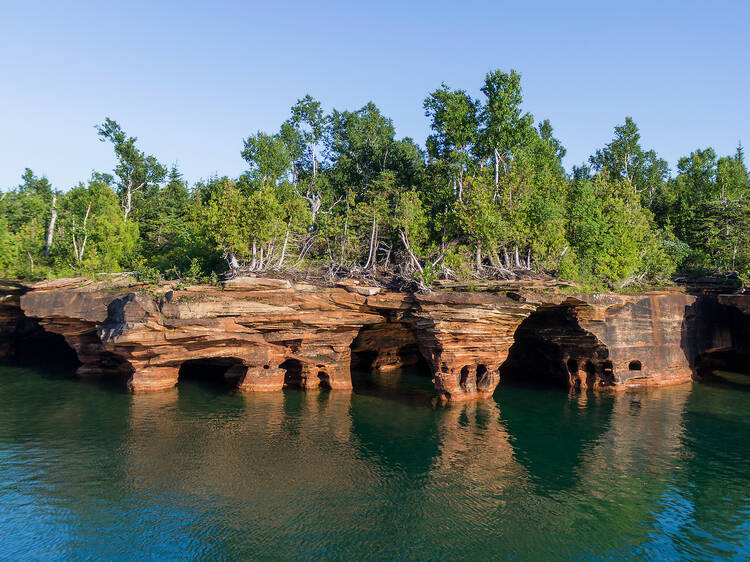 Apostle Islands Sea Caves, Wisconsin