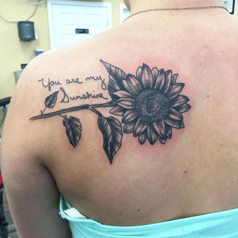 Sunflower Tattoos With Quotes QuotesGram