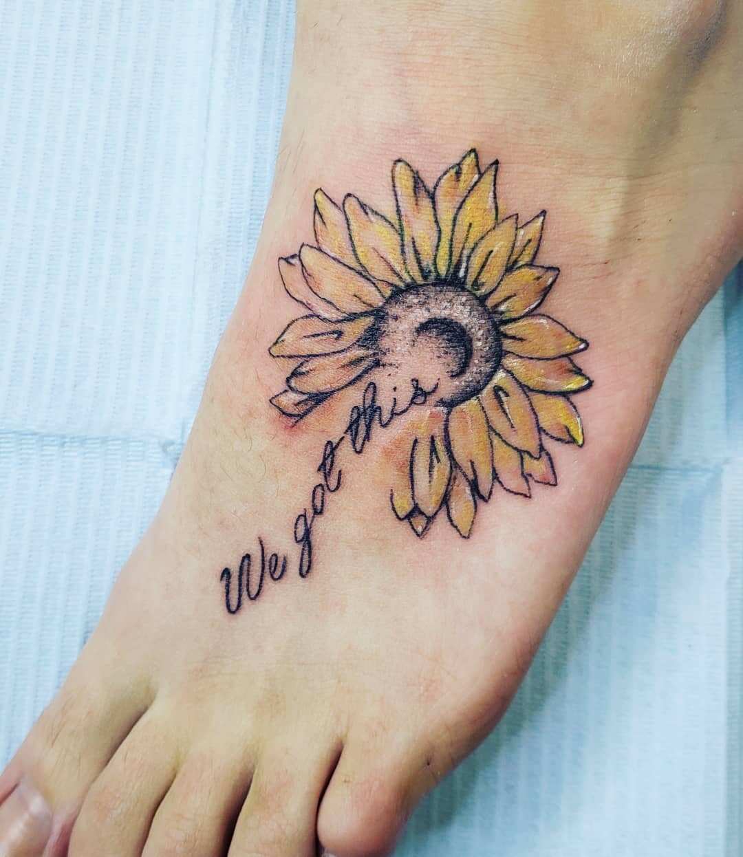 36 Small Sunflower Tattoos Meanings Designs and Ideas  neartattoos