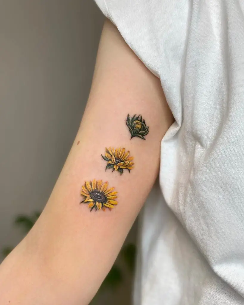 UPDATED 50 Sunflower Tattoos to Bring Sunshine to Your Style