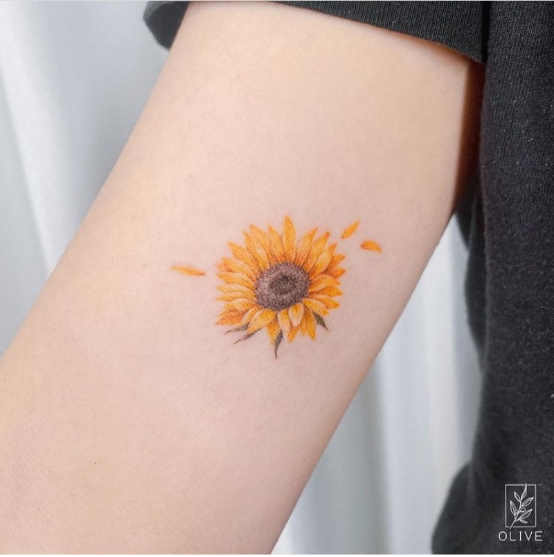 The Mysterious Secrets of Sunflower Tattoos  TatRing