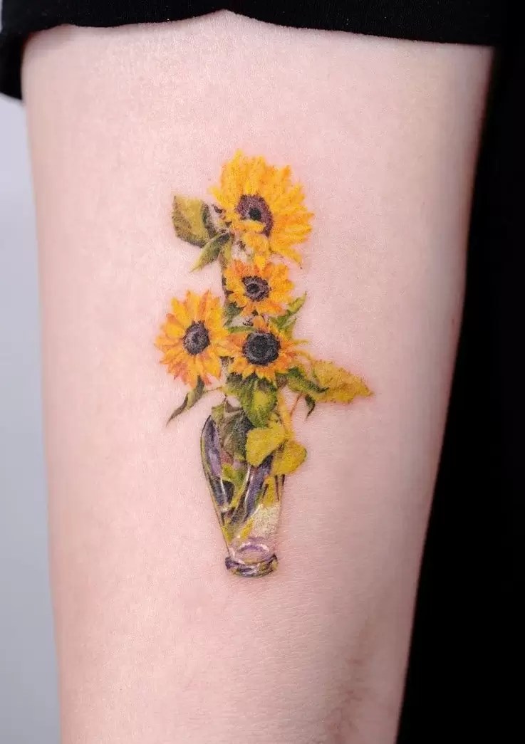 Sunflower Tattoos With Quotes QuotesGram