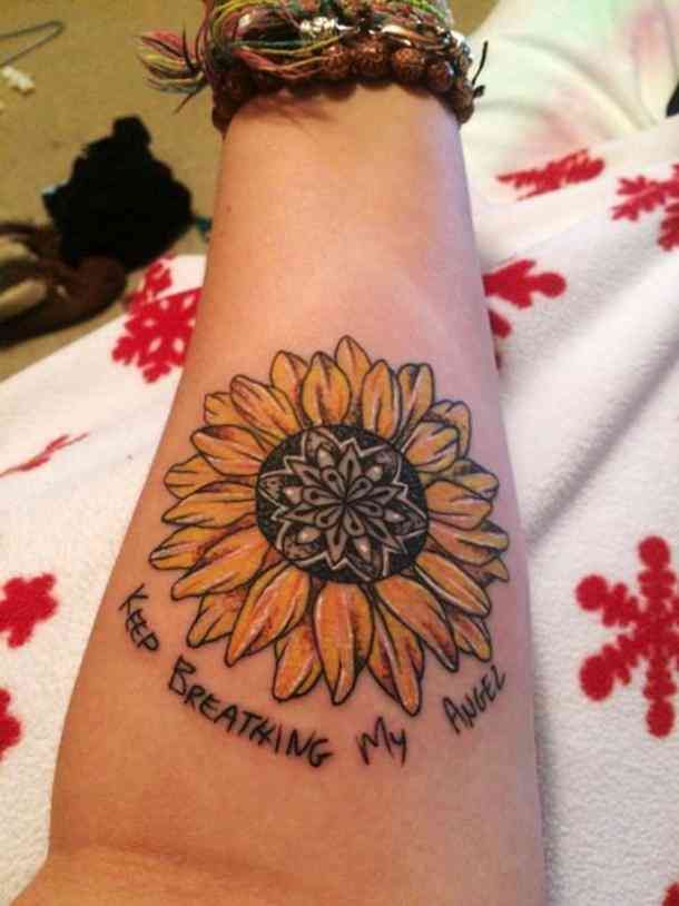 What Is The Meaning Of A Sunflower Tattoo  Psycho Tats