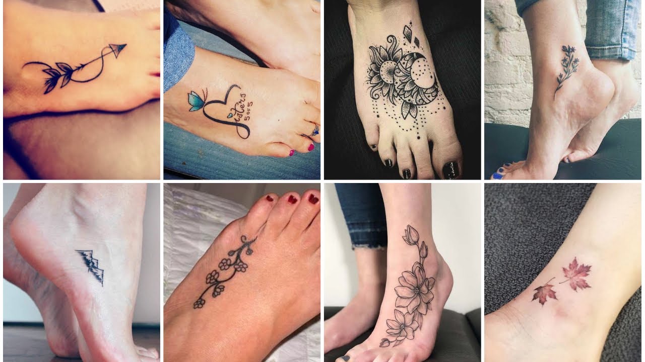 45+ Cute Foot Tattoo Design Ideas For Girls 2021 | BEST Foot Tattoos For  Women | PART-1 - YouTube