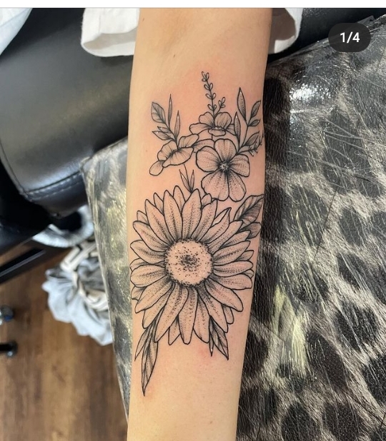 Beautiful Sunflower Tattoo Quotes QuotesGram