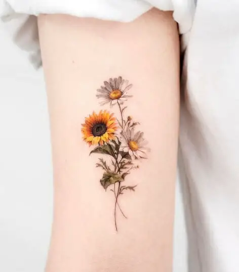 Beautiful Sunflower Tattoo Quotes QuotesGram