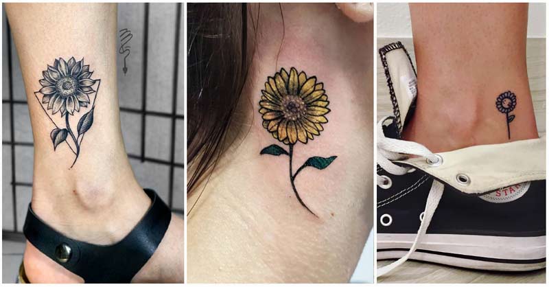 Sunflower Tattoo Meaning and Designs  TattoosWin