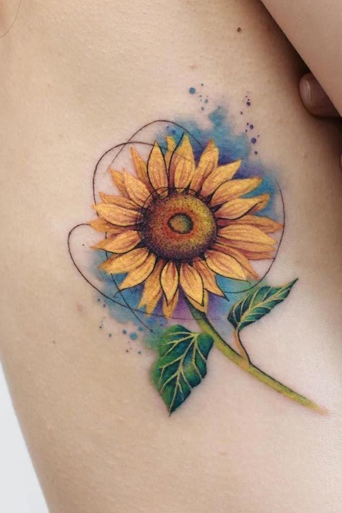 100 Amazing Sunflower Tattoos And Meaning  The Trend Scout