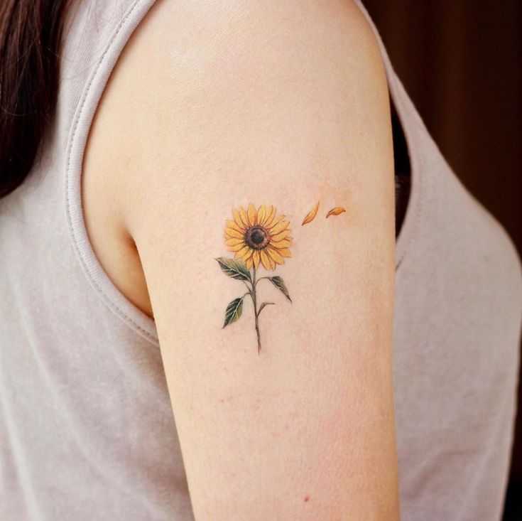 Sunflower Tattoo Ideas To Express Your Sunny Nature  Glaminati