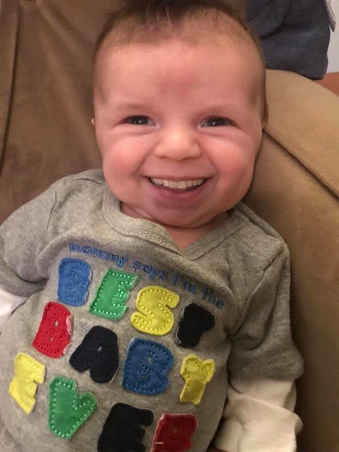 Babies with adult teeth look terrifying.