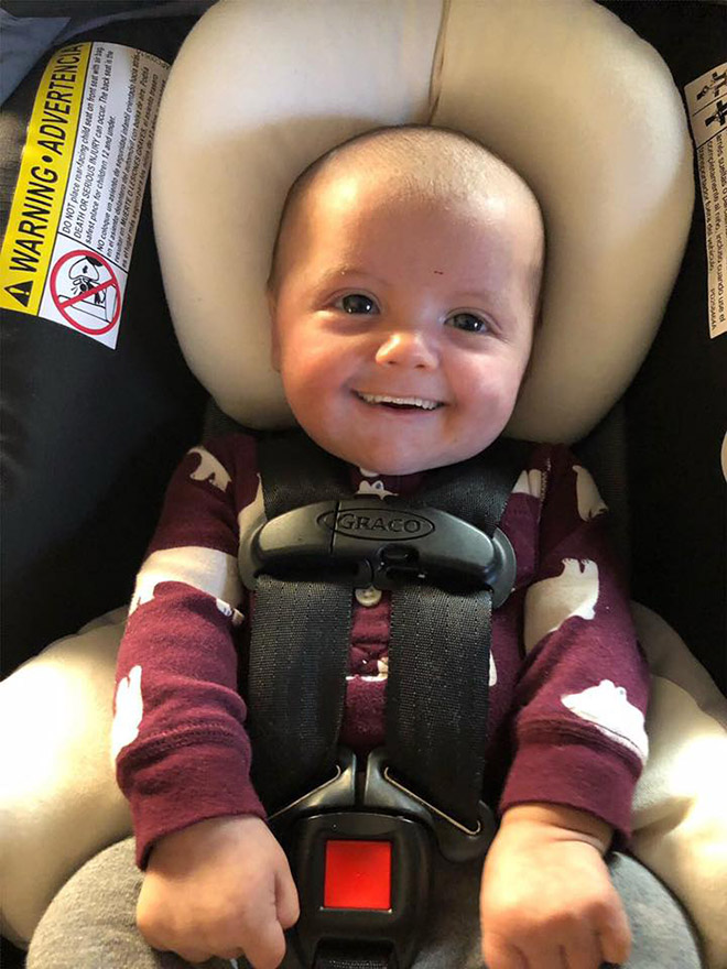 Babies with adult teeth look terrifying.